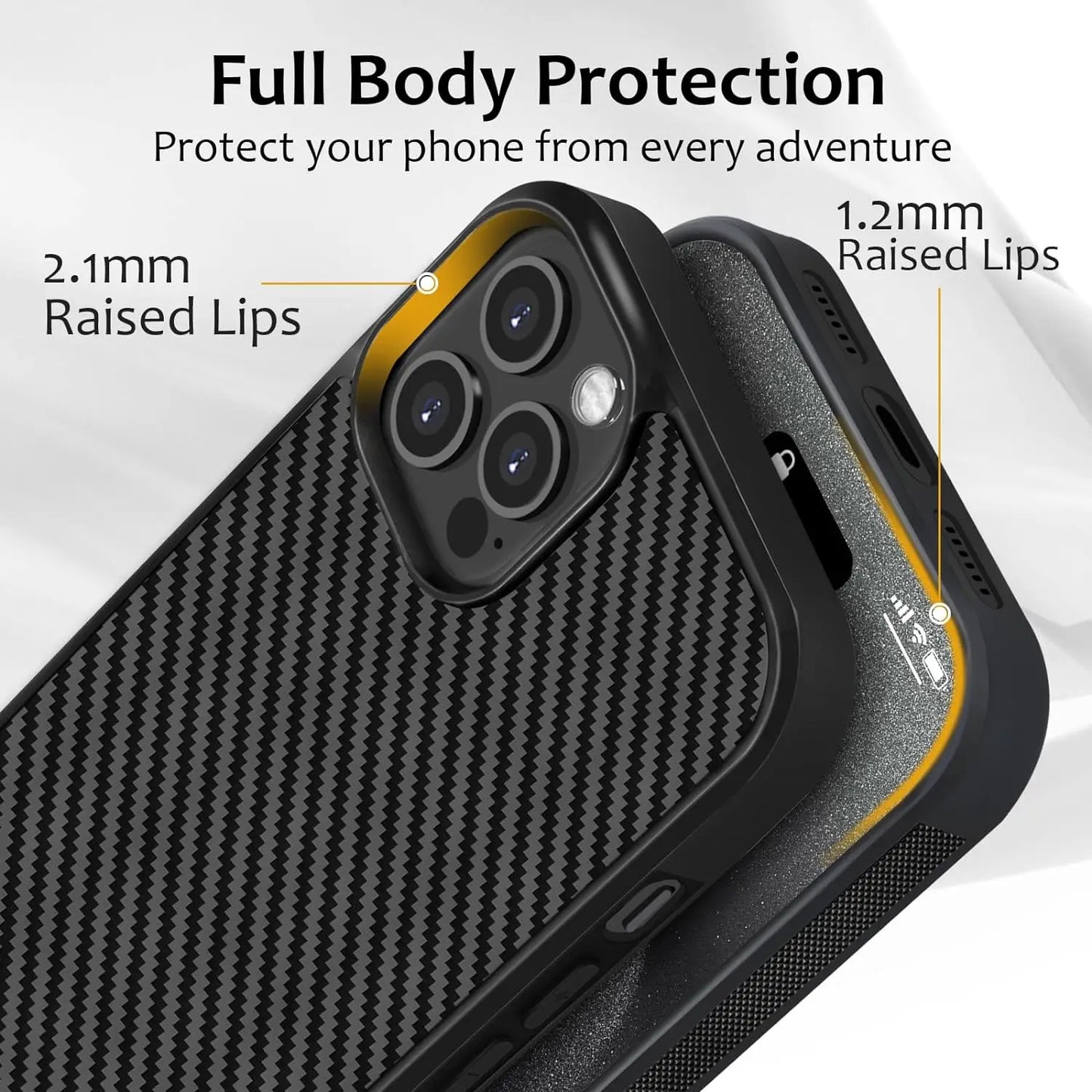Blue Fragment | Forged Carbon Fiber | iPhone Case | INTERNATIONAL LONGER SHIPPING