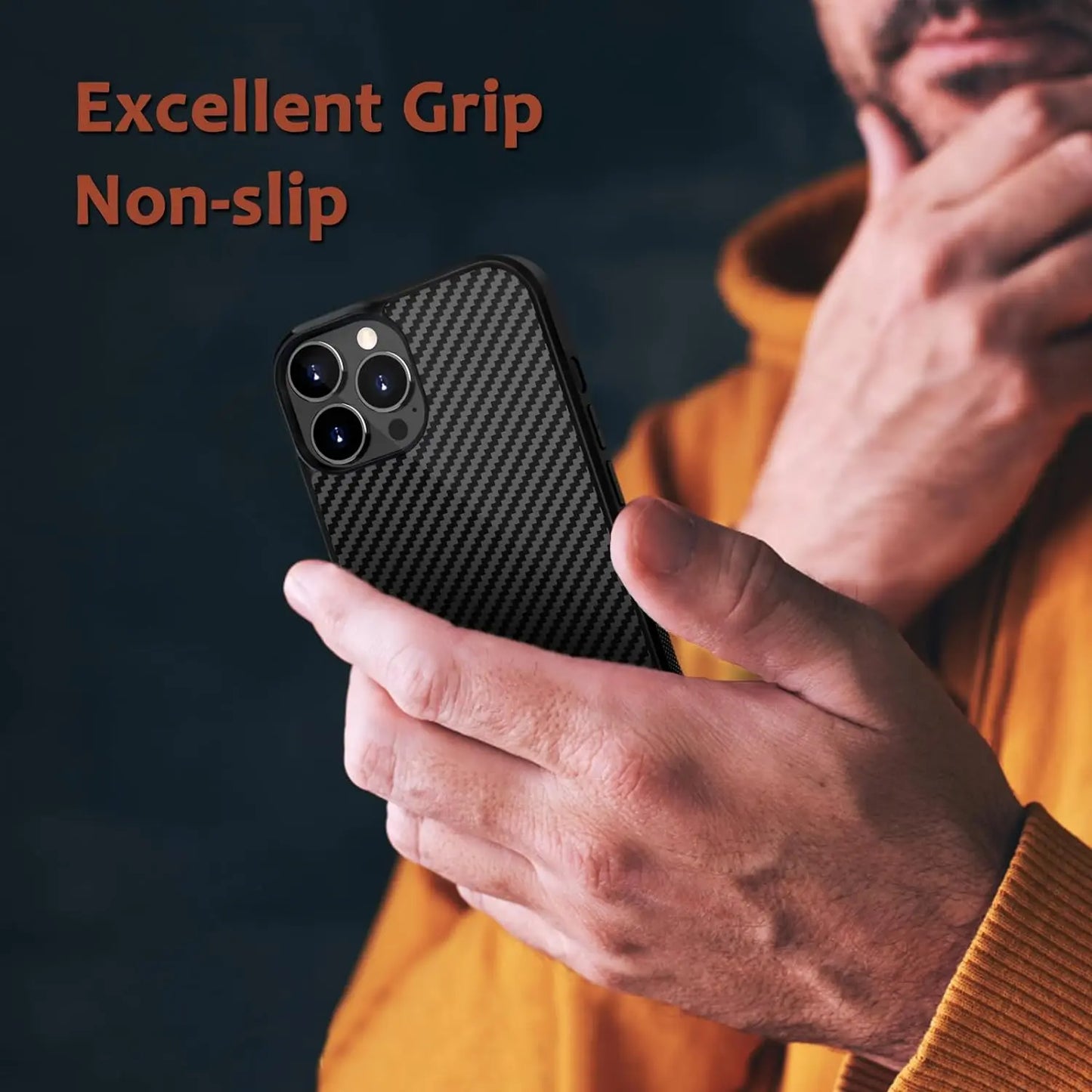 Blue Fragment | Forged Carbon Fiber | iPhone Case