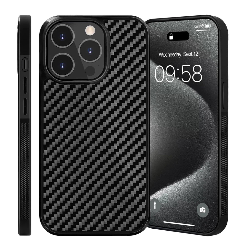 Carbon Fiber Black | iPhone Case