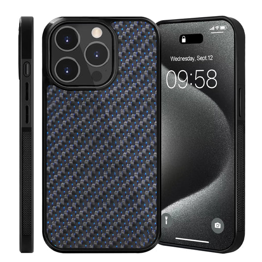 Carbon Fiber Blue | iPhone Case