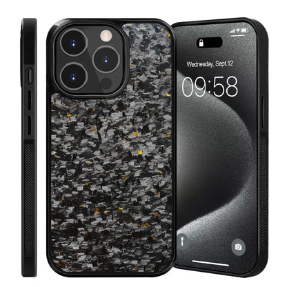 Gold Fragment | Forged Carbon Fiber | iPhone Case